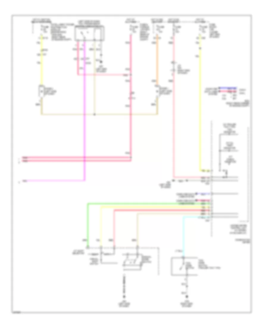 Transmission Wiring Diagram (2 of 2) for Nissan NV3500 HD S 2013
