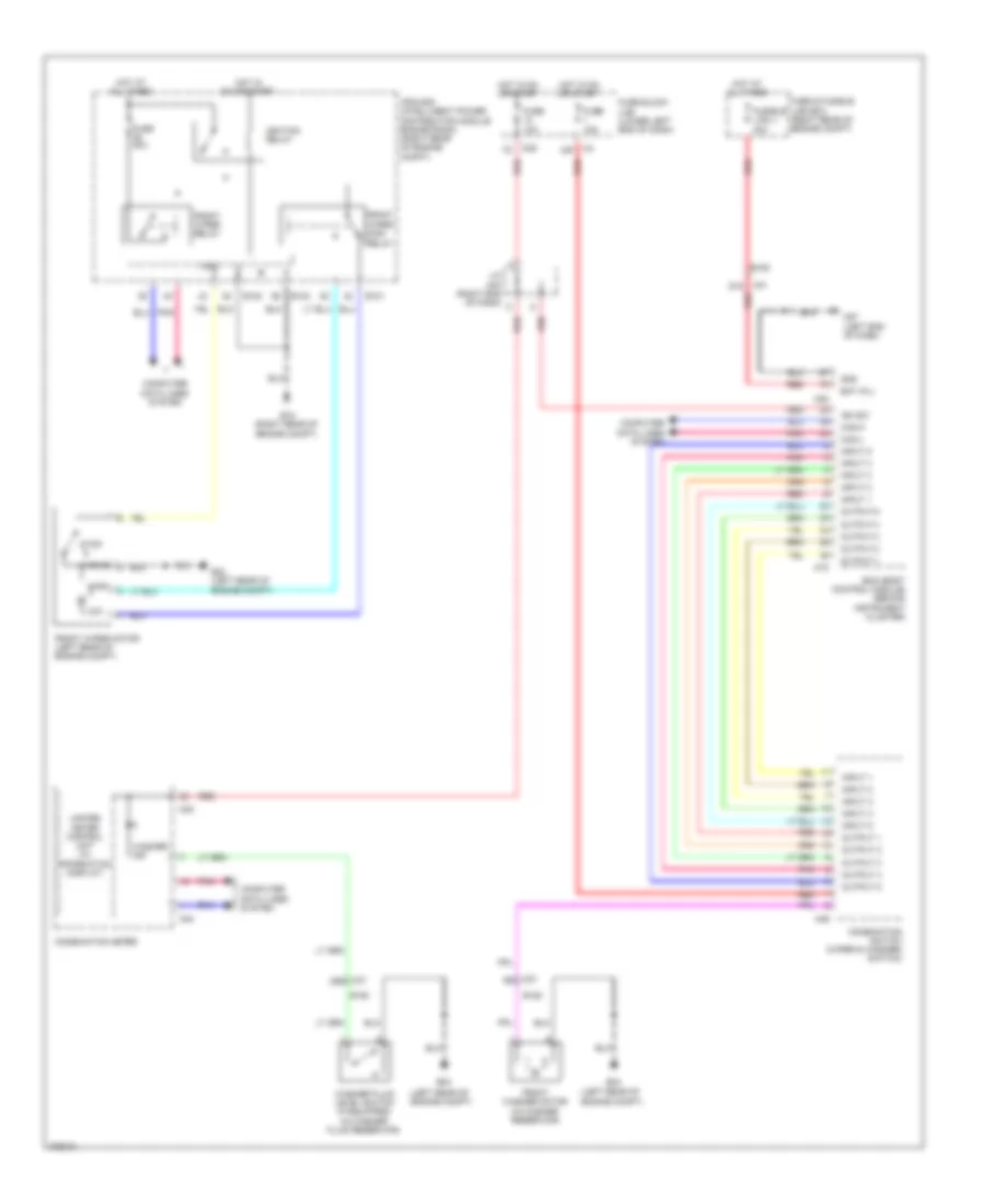 WiperWasher Wiring Diagram for Nissan NV3500 HD S 2013