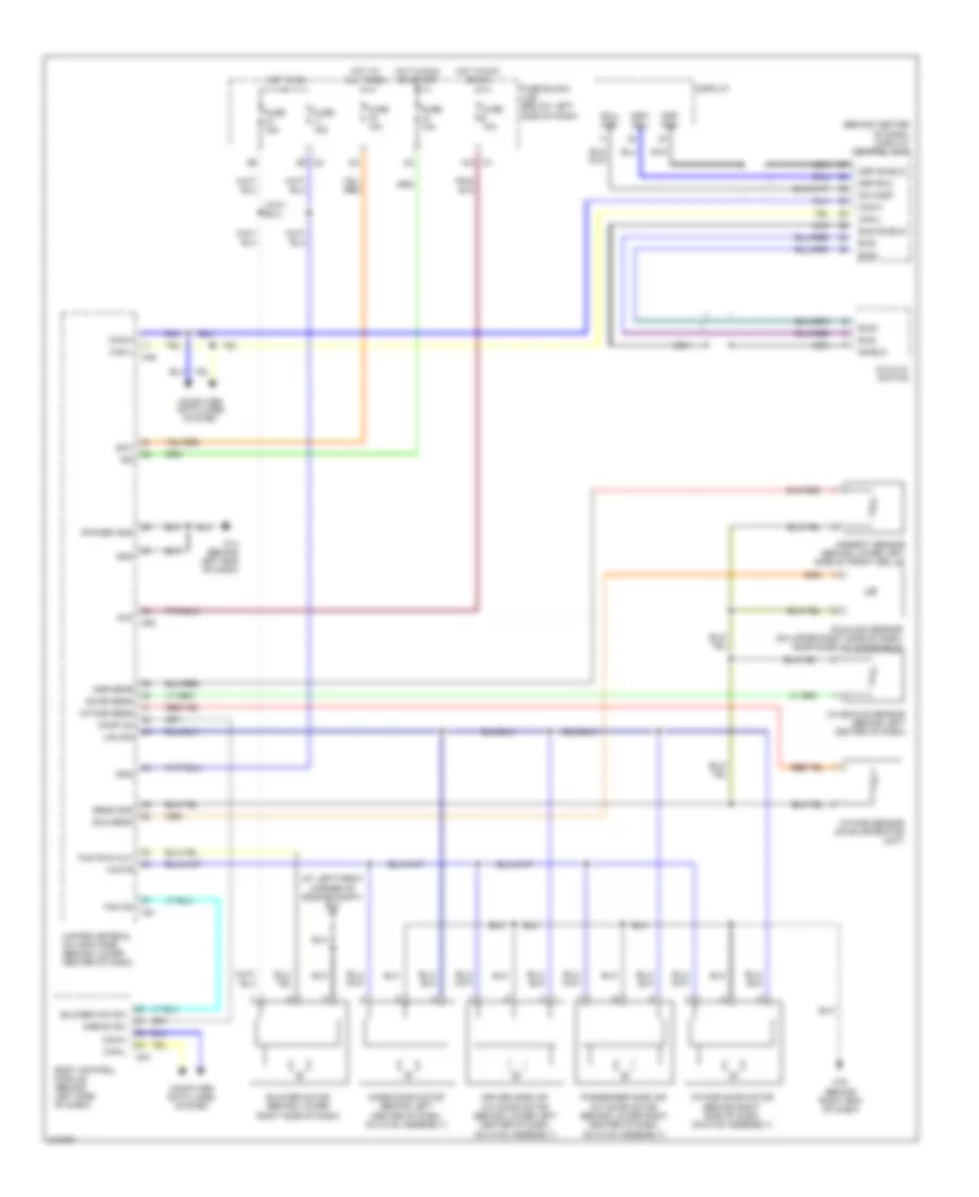 Automatic A C Wiring Diagram 1 of 2 for Nissan Murano S 2006