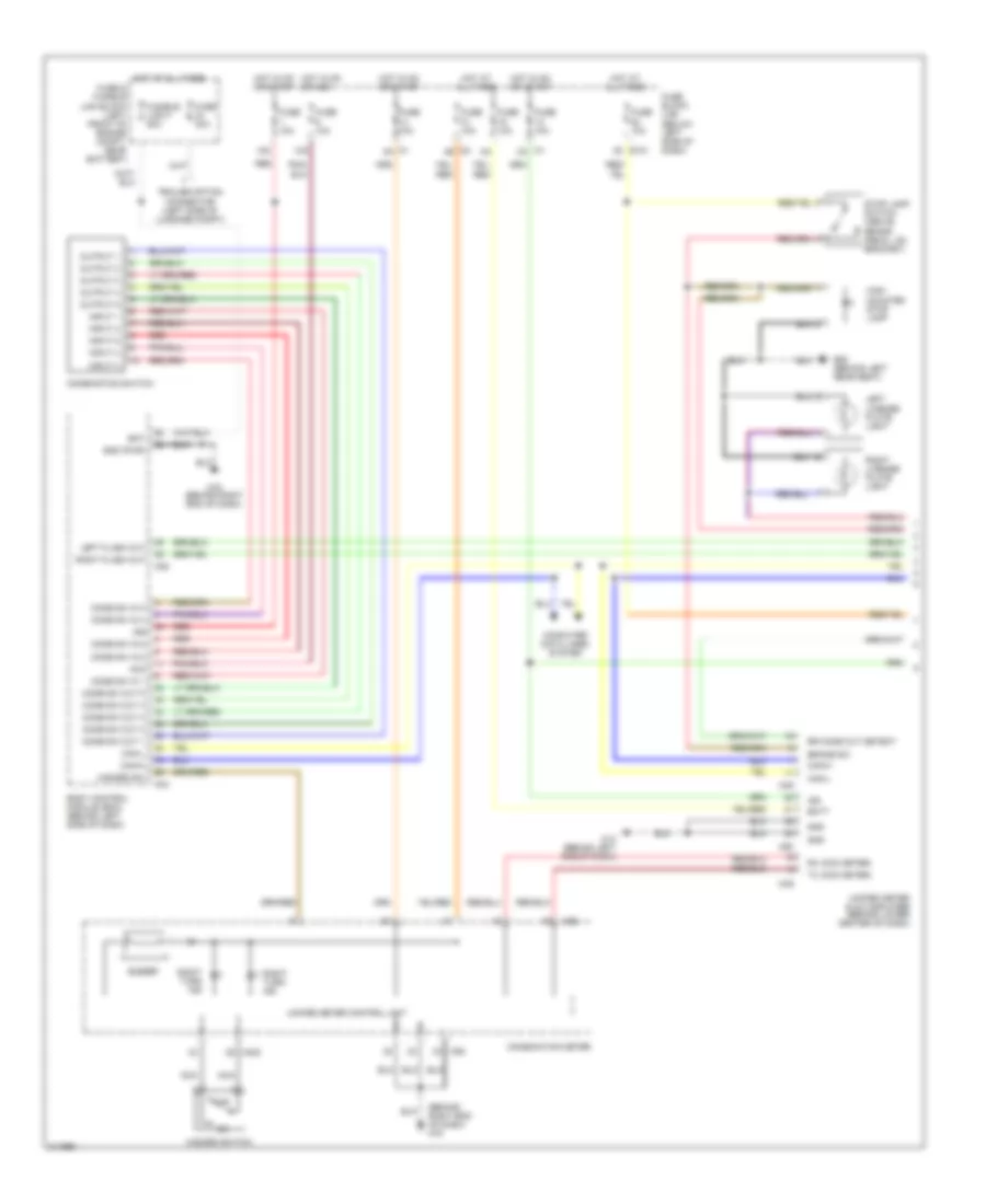Exterior Lamps Wiring Diagram (1 of 2) for Nissan Murano S 2006