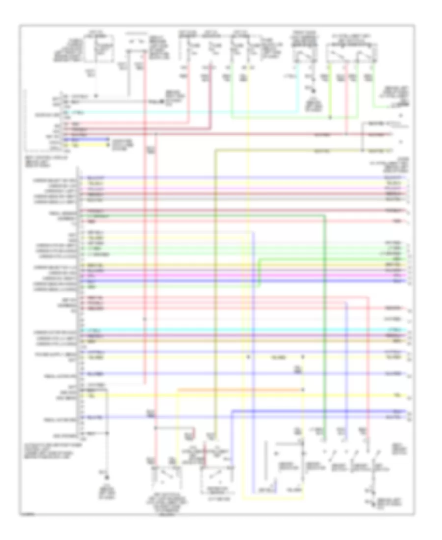 Memory Systems Wiring Diagram 1 of 3 for Nissan Murano S 2006
