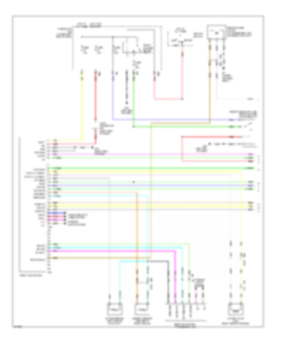 Manual AC Wiring Diagram (1 of 3) for Nissan NV3500 HD SL 2013