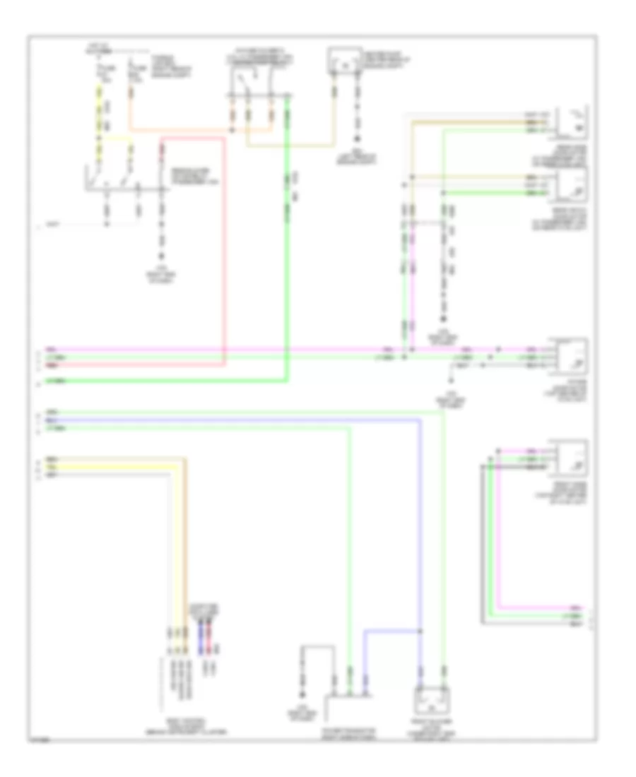 Manual AC Wiring Diagram (2 of 3) for Nissan NV3500 HD SL 2013