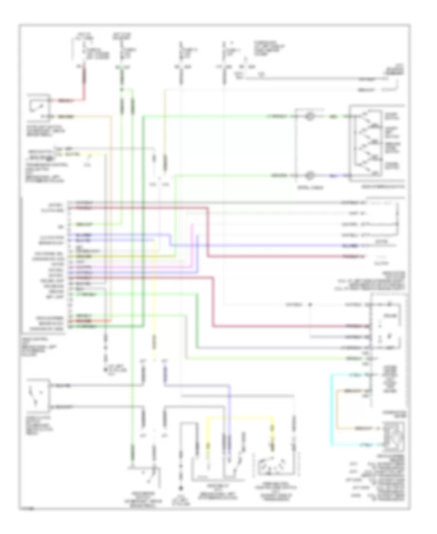 Cruise Control Wiring Diagram for Nissan Frontier SC 2003