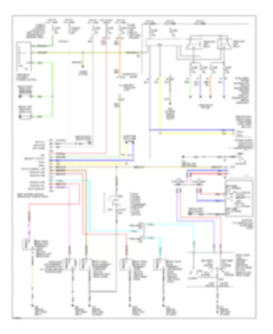 Forced Entry Wiring Diagram for Nissan Murano SE 2006
