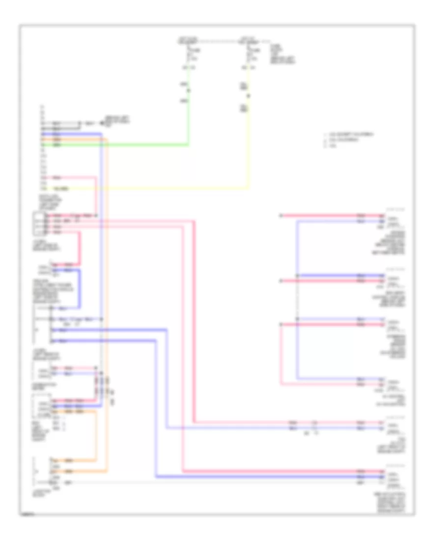 Computer Data Lines Wiring Diagram Except Hybrid for Nissan Altima 2011