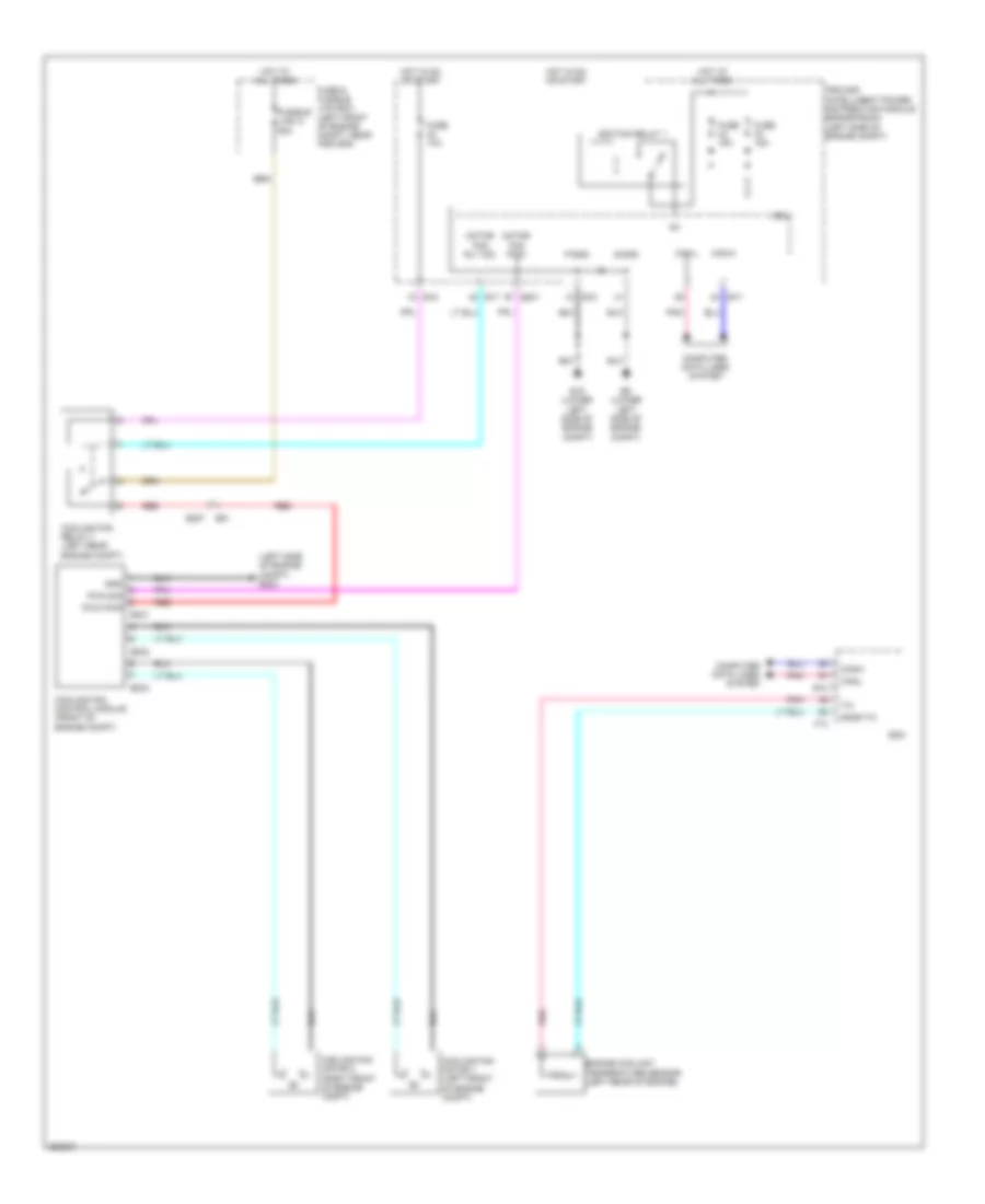 Cooling Fan Wiring Diagram Hybrid for Nissan Altima 2011