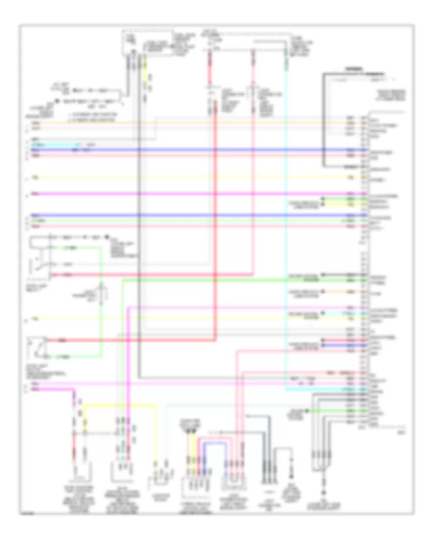2 5L Hybrid Engine Controls Wiring Diagram 3 of 4 for Nissan Altima 2011