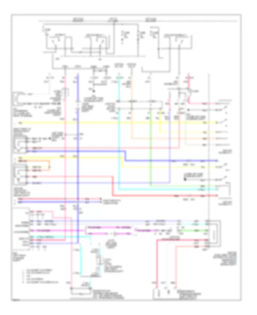 Automatic A C Wiring Diagram Except Hybrid 2 of 2 for Nissan Altima Hybrid 2011