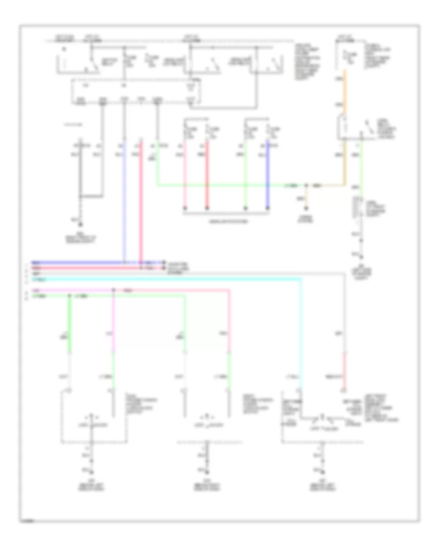 Forced Entry Wiring Diagram (2 of 2) for Nissan Pathfinder LE 2006