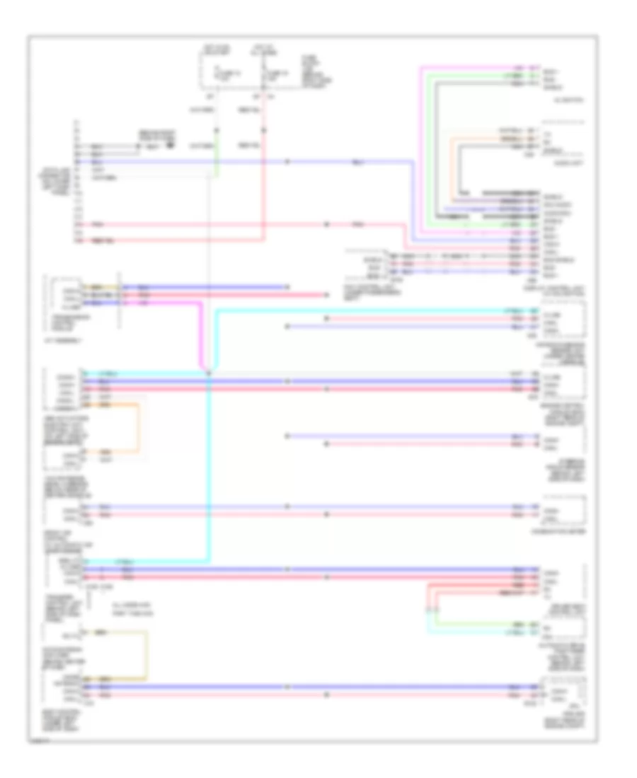 Computer Data Lines Wiring Diagram for Nissan Pathfinder LE 2006