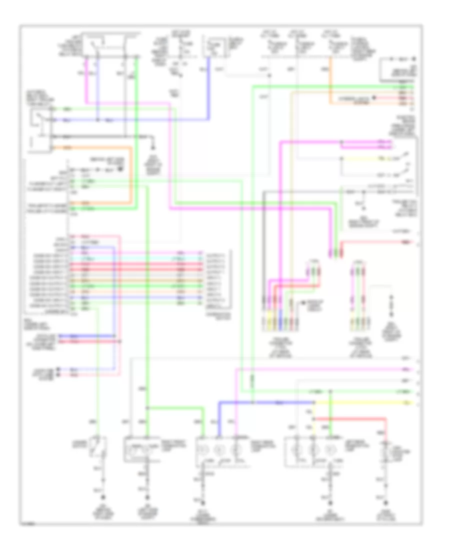 Exterior Lamps Wiring Diagram 1 of 2 for Nissan Pathfinder LE 2006