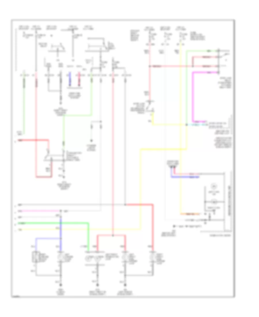 Exterior Lamps Wiring Diagram 2 of 2 for Nissan Pathfinder LE 2006