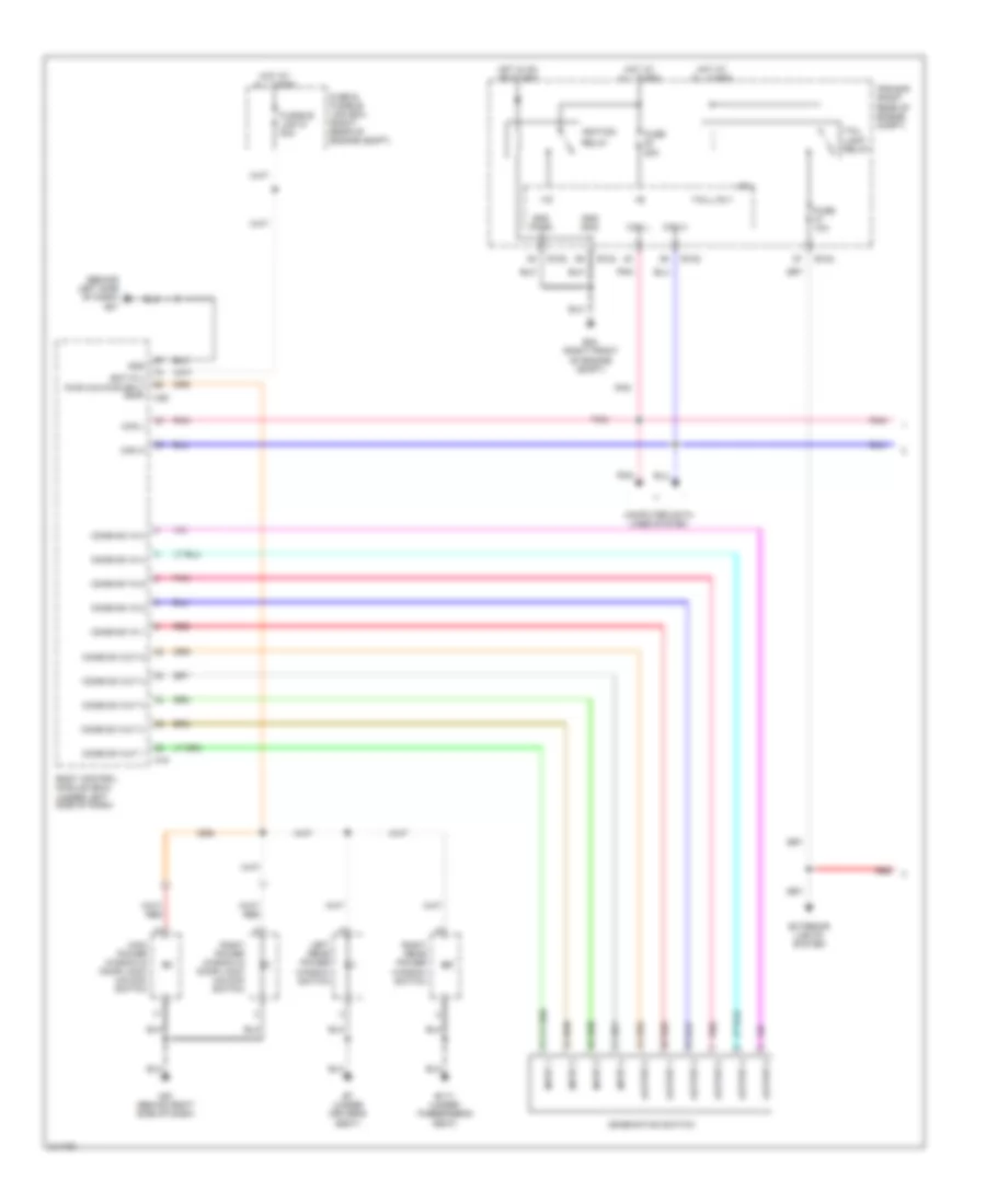 Instrument Illumination Wiring Diagram (1 of 2) for Nissan Pathfinder LE 2006