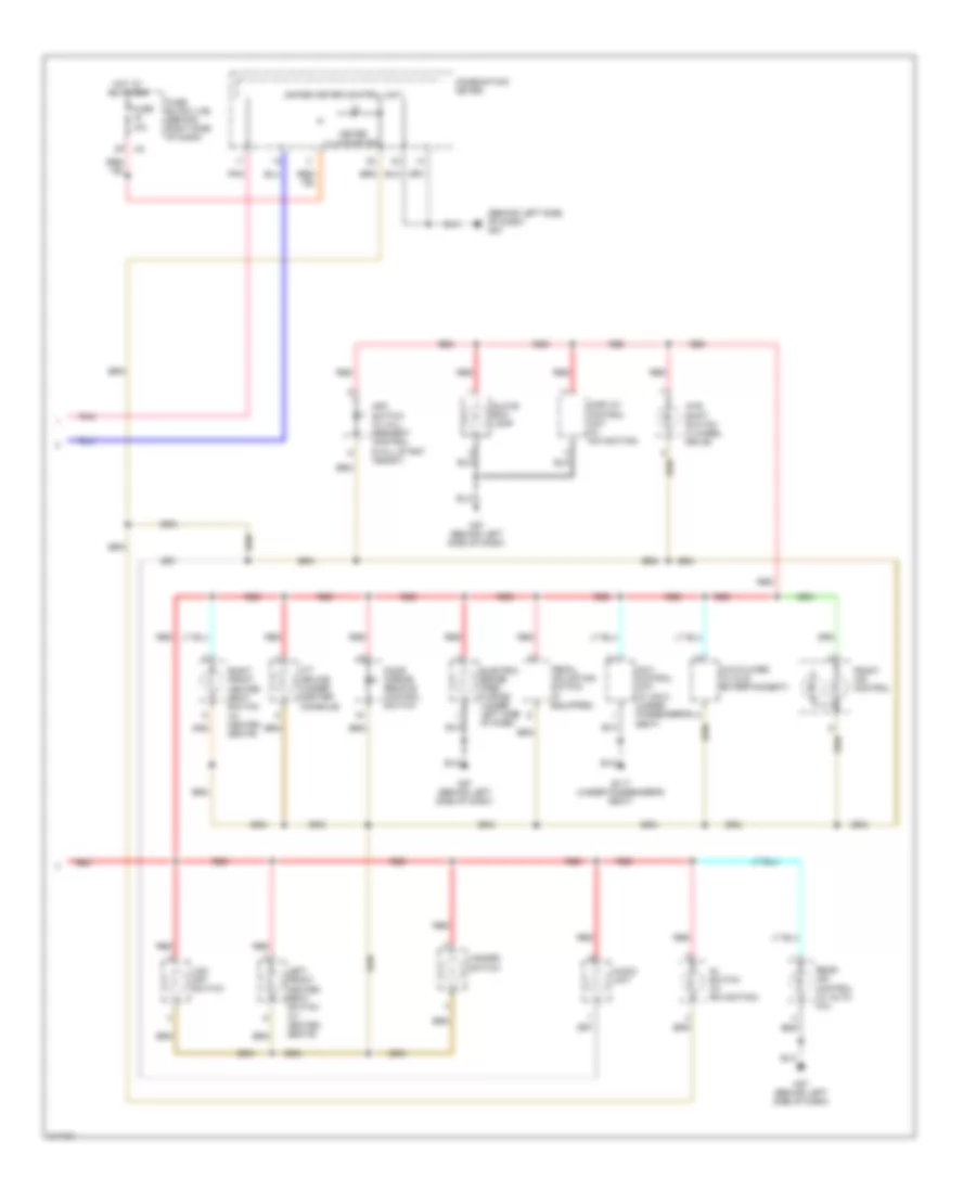 Instrument Illumination Wiring Diagram 2 of 2 for Nissan Pathfinder LE 2006