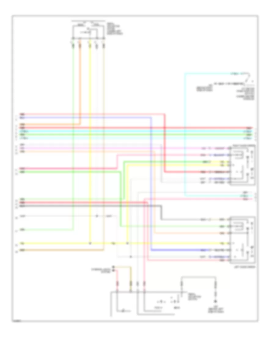 Memory Systems Wiring Diagram (2 of 3) for Nissan Pathfinder LE 2006