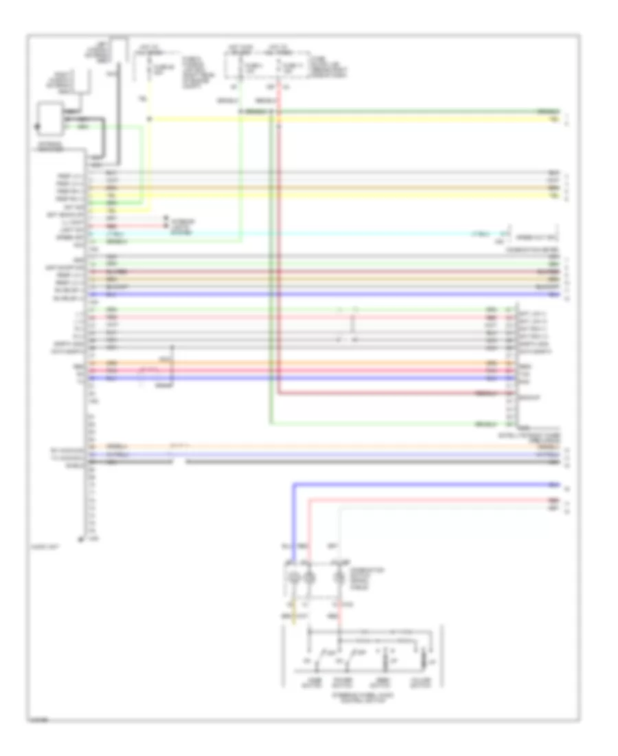 Bose Radio Wiring Diagram, with Navigation (1 of 3) for Nissan Pathfinder LE 2006