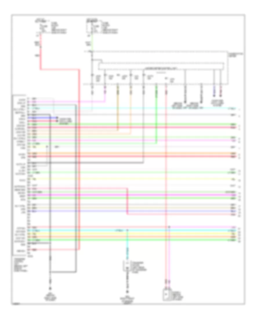 4WD Wiring Diagram 1 of 2 for Nissan Pathfinder LE 2006
