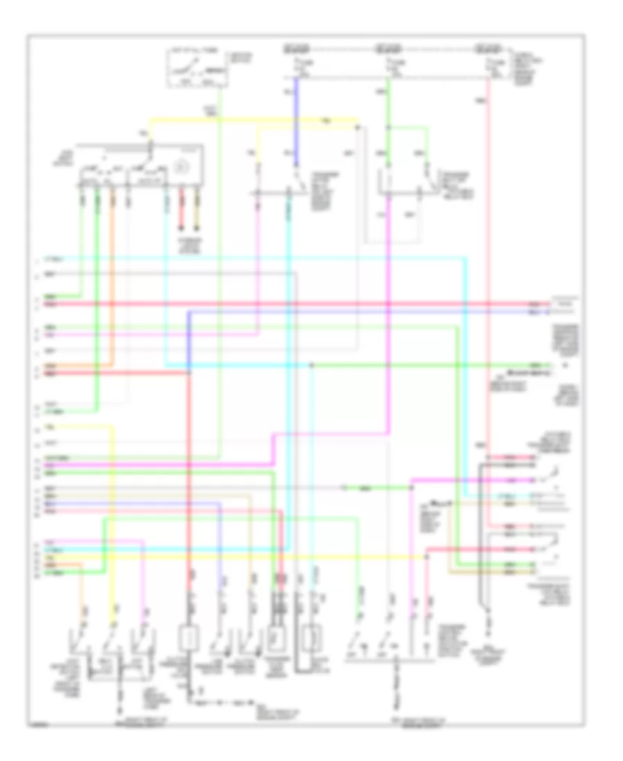 4WD Wiring Diagram (2 of 2) for Nissan Pathfinder LE 2006
