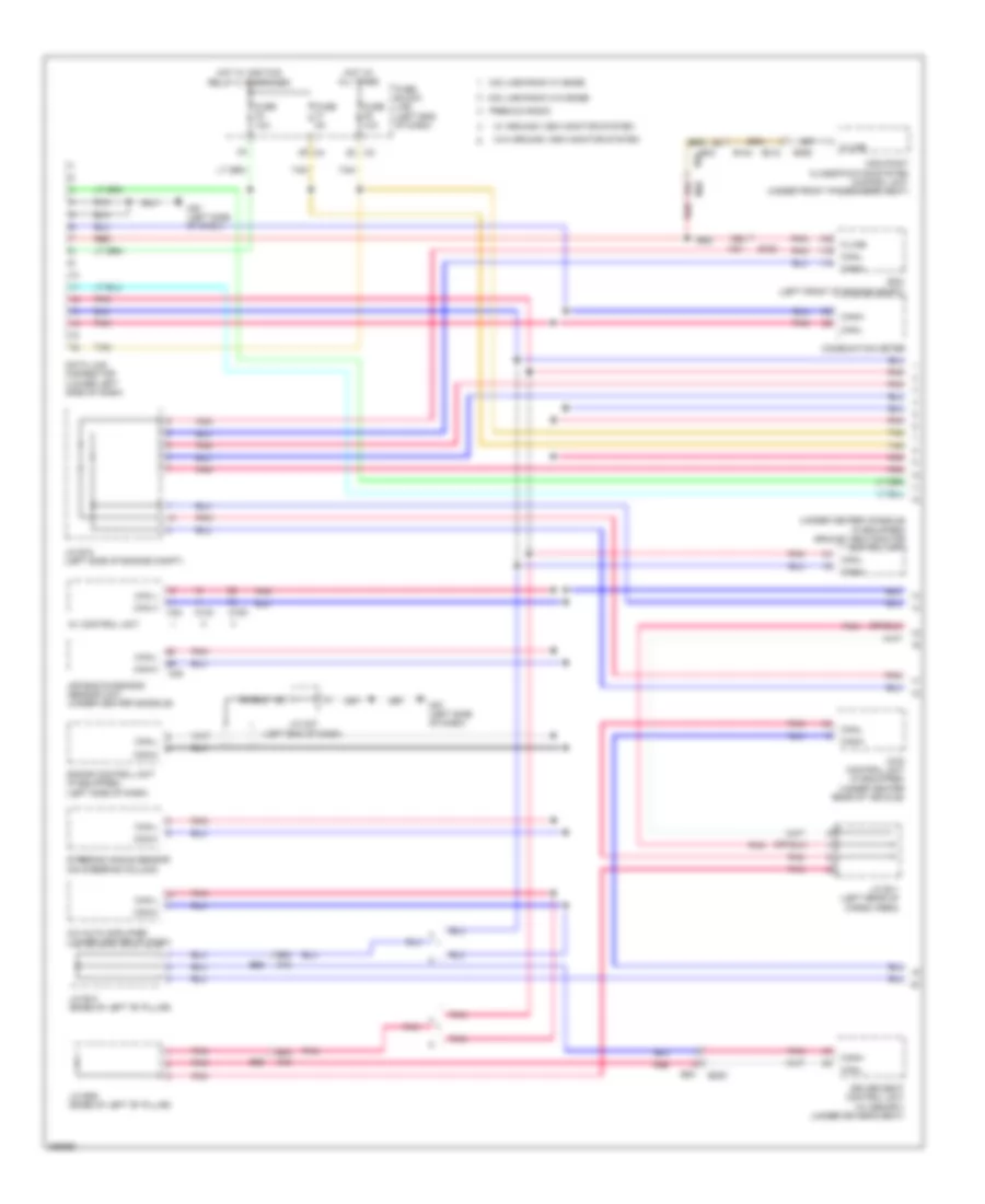 Computer Data Lines Wiring Diagram 1 of 3 for Nissan Pathfinder Platinum 2013