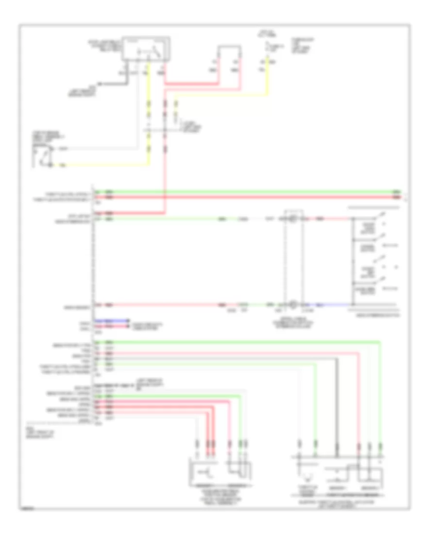 Cruise Control Wiring Diagram 1 of 2 for Nissan Pathfinder Platinum 2013