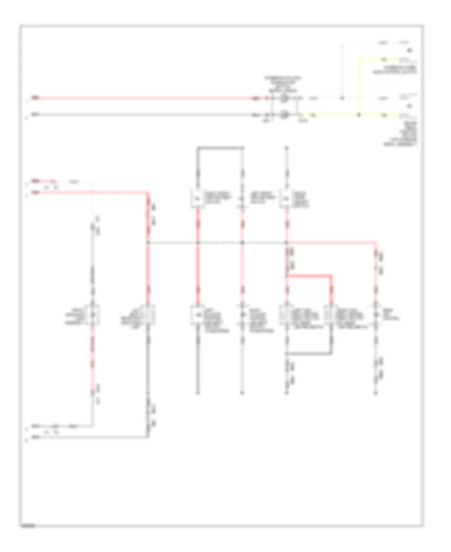 Instrument Illumination Wiring Diagram (3 of 3) for Nissan Pathfinder Platinum 2013