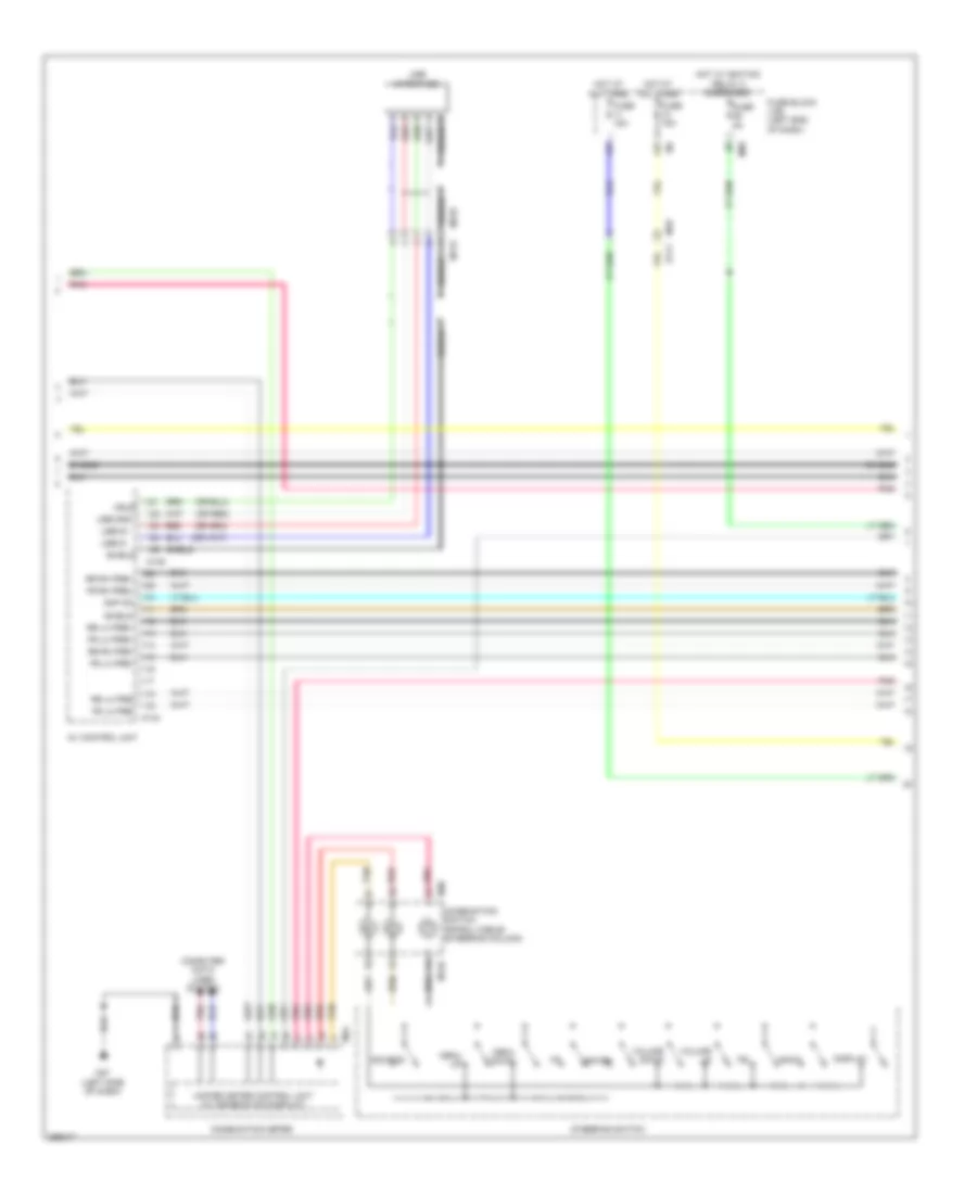 Mid-Line Radio Wiring Diagram, with Bose (2 of 6) for Nissan Pathfinder Platinum 2013