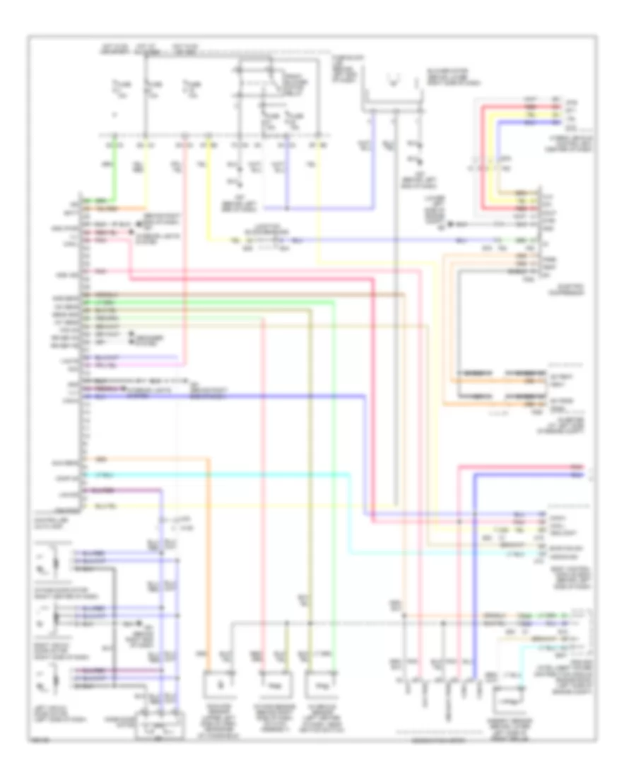 Automatic AC Wiring Diagram, Hybrid (1 of 2) for Nissan Altima S 2011