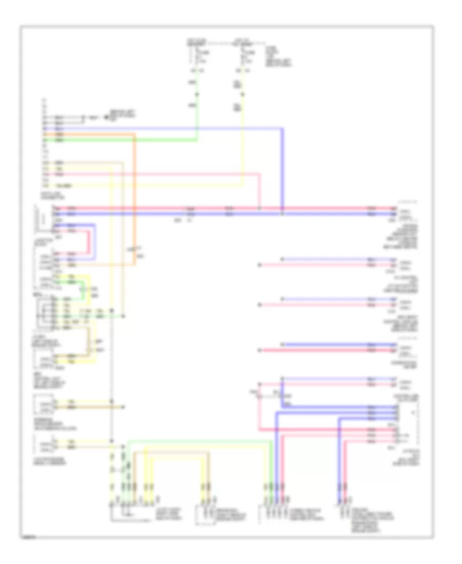 Computer Data Lines Wiring Diagram, Hybrid for Nissan Altima S 2011