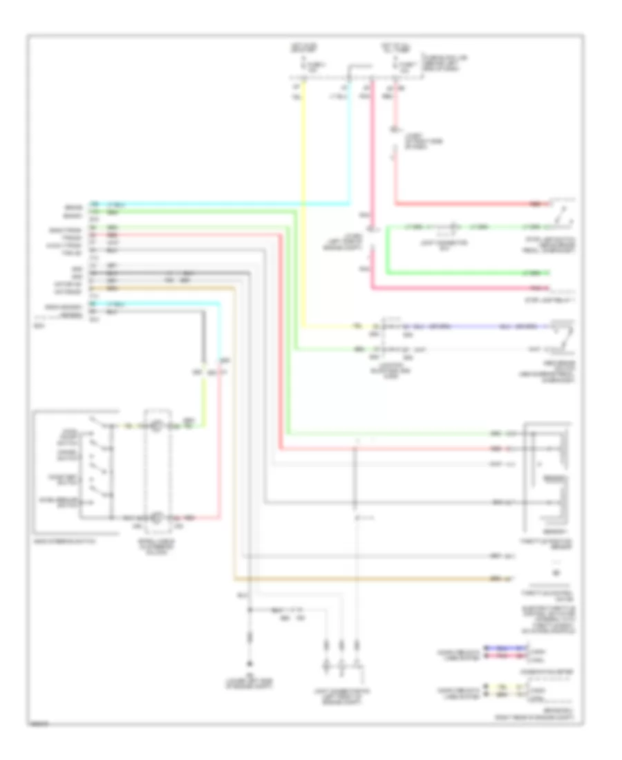 Cruise Control Wiring Diagram, Hybrid for Nissan Altima S 2011