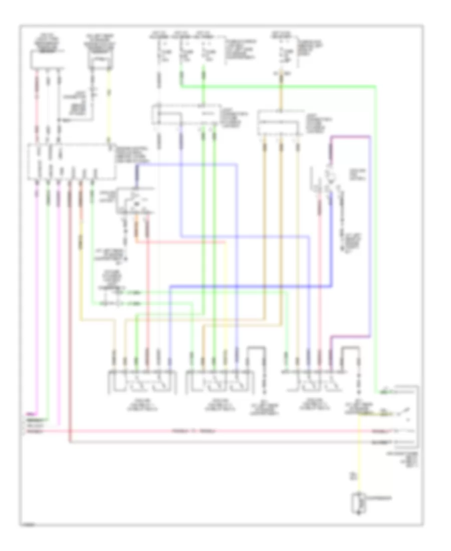 Automatic AC Wiring Diagram, without Navigation (2 of 2) for Nissan Maxima GLE 2003