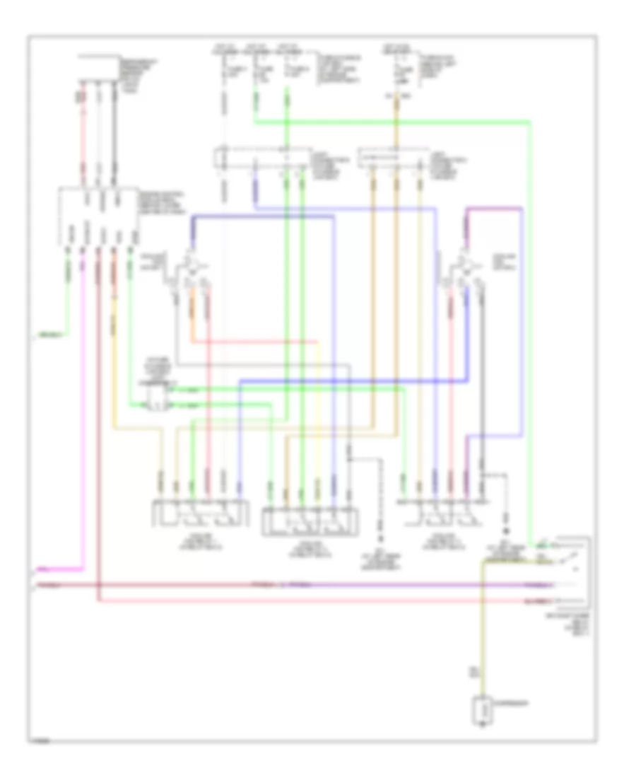 Manual AC Wiring Diagram (2 of 2) for Nissan Maxima GLE 2003