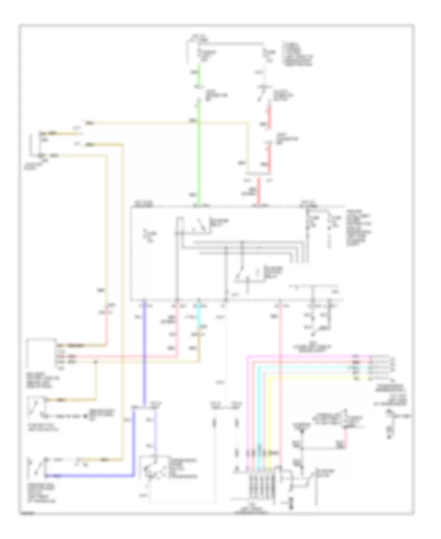 Starting Wiring Diagram for Nissan Altima SR 2011