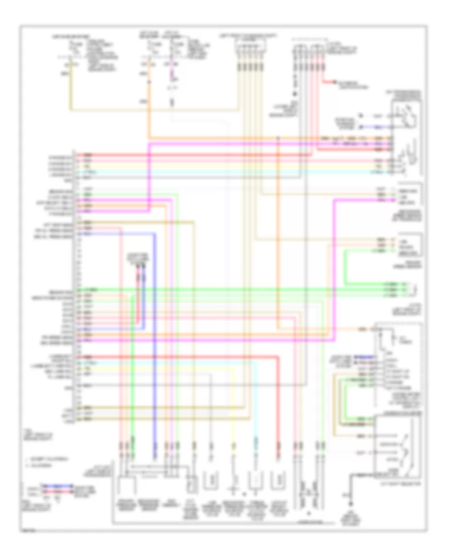 2 5L Transmission Wiring Diagram for Nissan Altima SR 2011