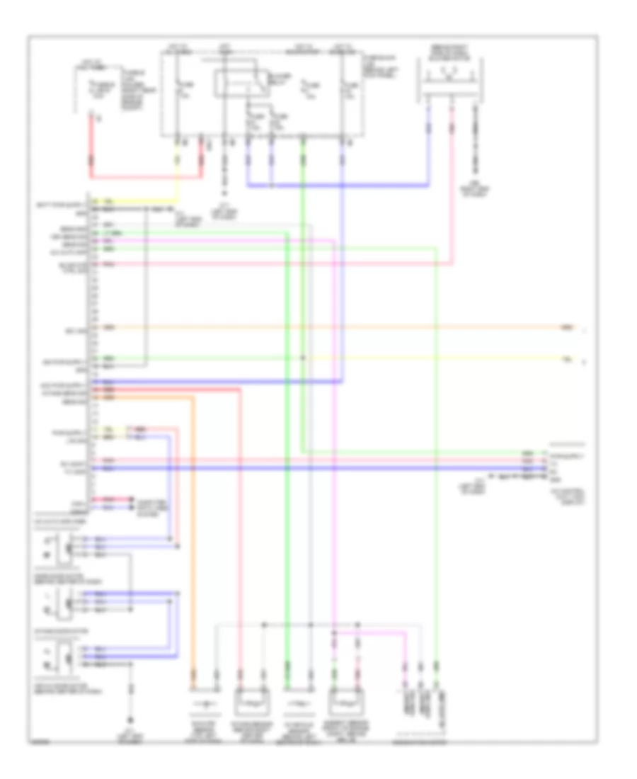 Automatic A C Wiring Diagram 1 of 2 for Nissan 370Z Touring 2009
