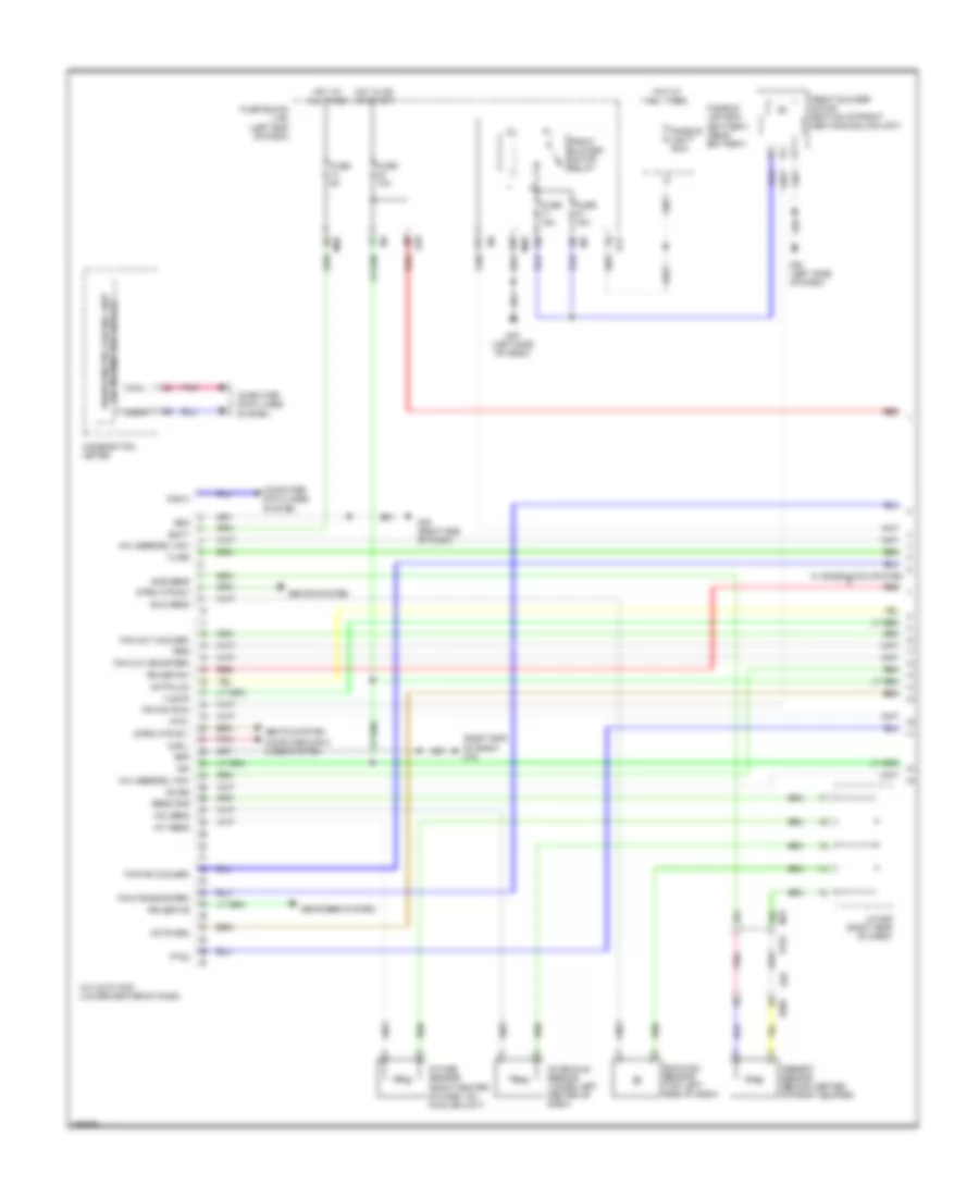 Automatic A C Wiring Diagram 1 of 4 for Nissan Pathfinder S 2013
