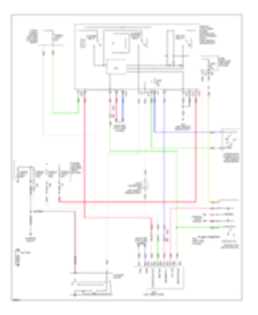 Starting Wiring Diagram for Nissan Pathfinder S 2013