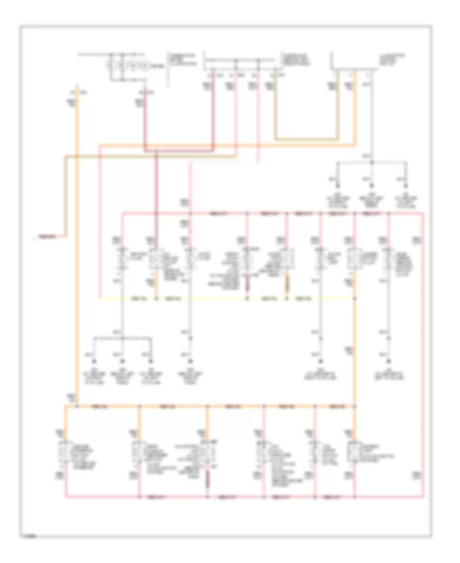 Instrument Illumination Wiring Diagram 2 of 2 for Nissan Maxima GXE 2003