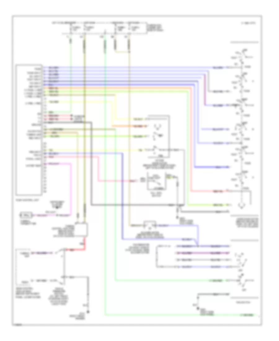 Manual A C Wiring Diagram 1 of 2 for Nissan Altima GLE 1999