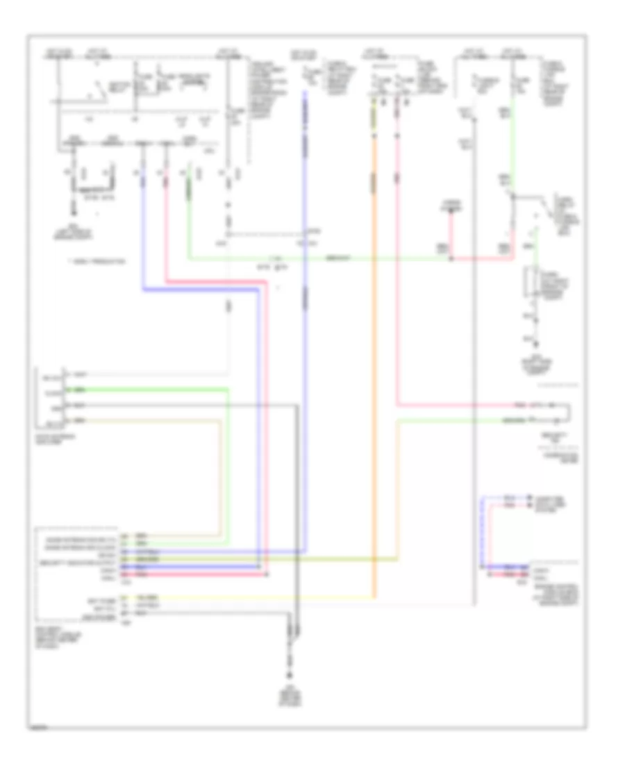 Immobilizer Wiring Diagram for Nissan Armada Platinum 2011