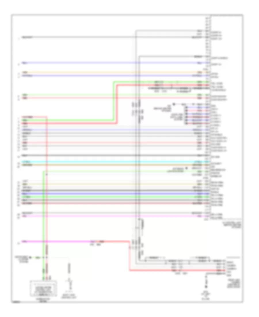 Bose Radio Wiring Diagram, without Navigation (5 of 5) for Nissan Armada Platinum 2011