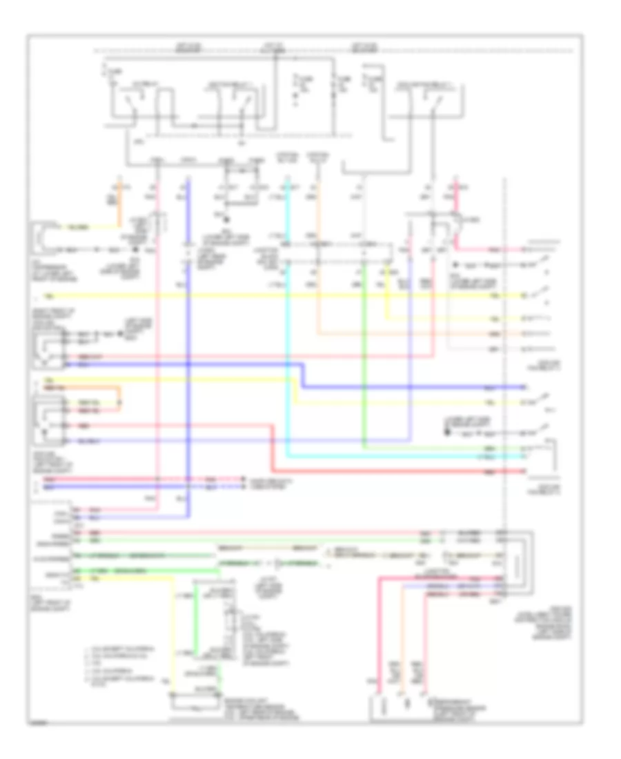 Automatic A C Wiring Diagram Except Hybrid 2 of 2 for Nissan Altima 2009