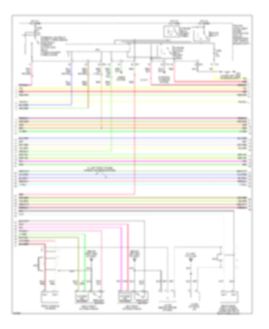 Anti-theft Wiring Diagram, with Intelligent Key Unit (2 of 4) for Nissan Altima 2009