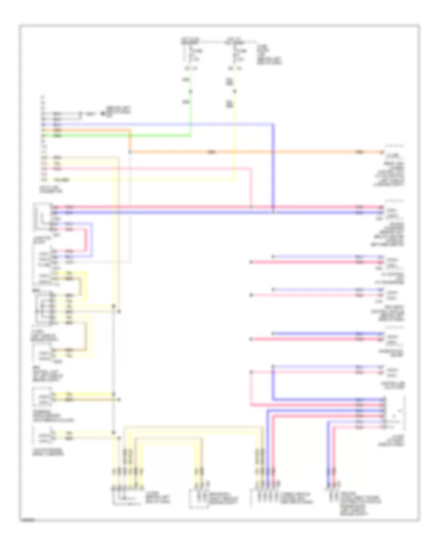 Computer Data Lines Wiring Diagram, Hybrid for Nissan Altima 2009