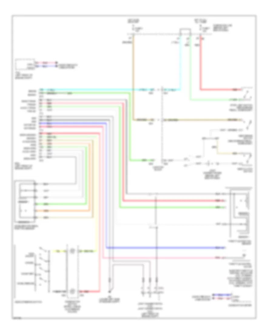 Cruise Control Wiring Diagram Except Hybrid for Nissan Altima 2009