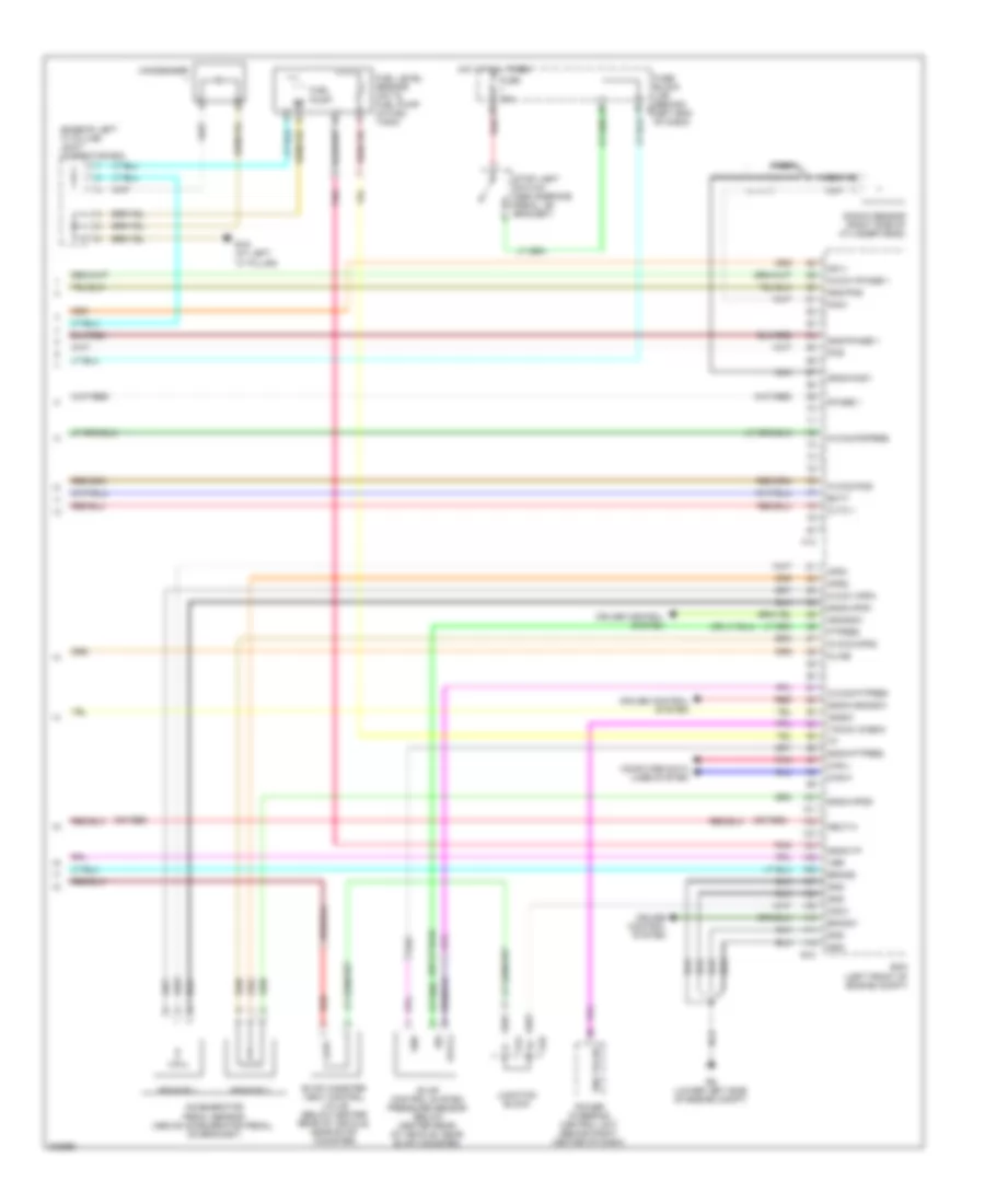 2 5L Engine Performance Wiring Diagram Except California Except Hybrid 4 of 4 for Nissan Altima 2009