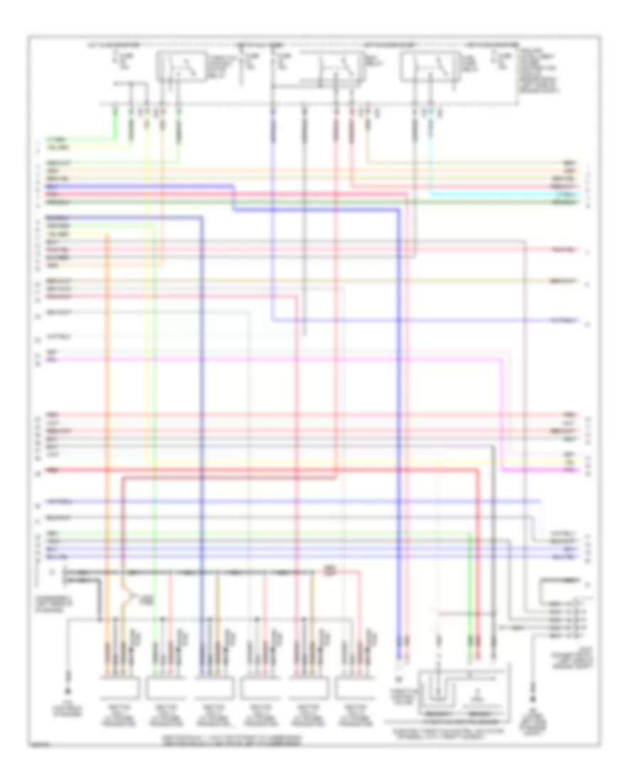 3.5L, Engine Performance Wiring Diagram (2 of 4) for Nissan Altima 2009