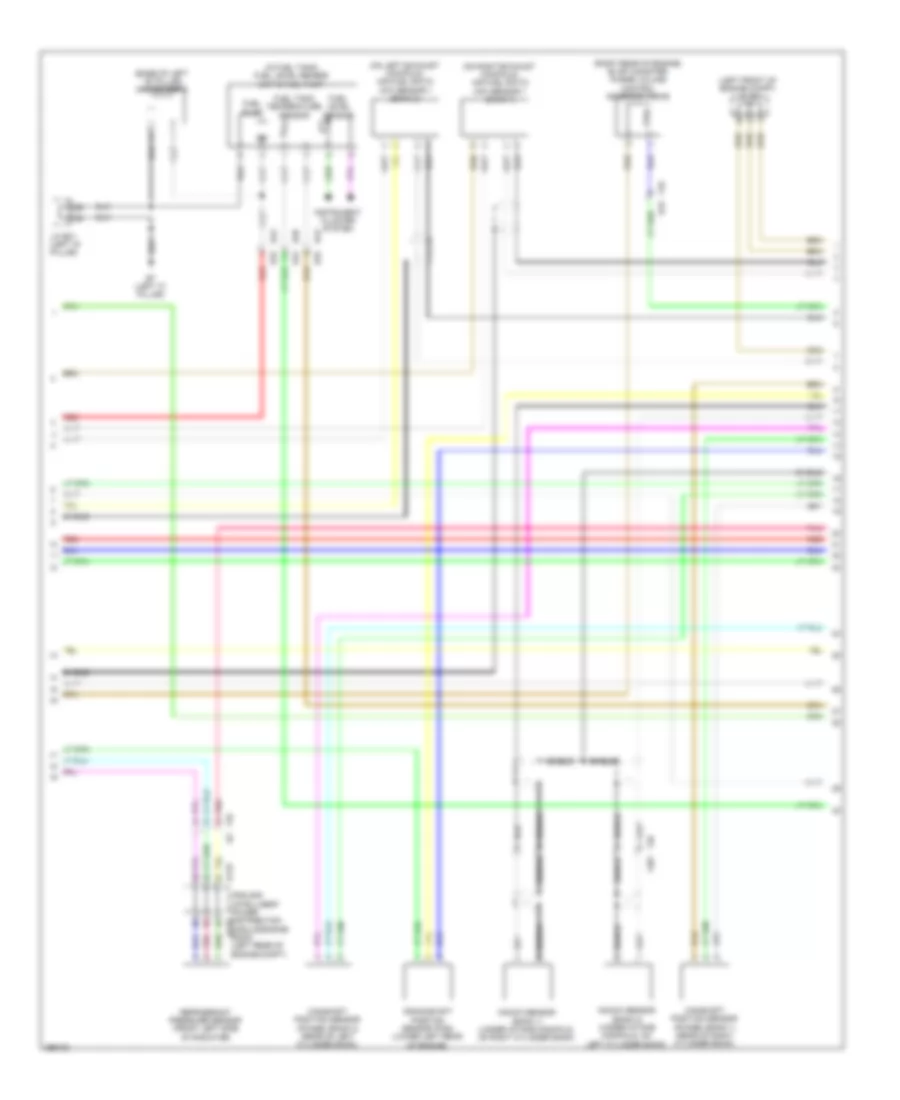 3.5L, Engine Performance Wiring Diagram (4 of 6) for Nissan Pathfinder SL 2013