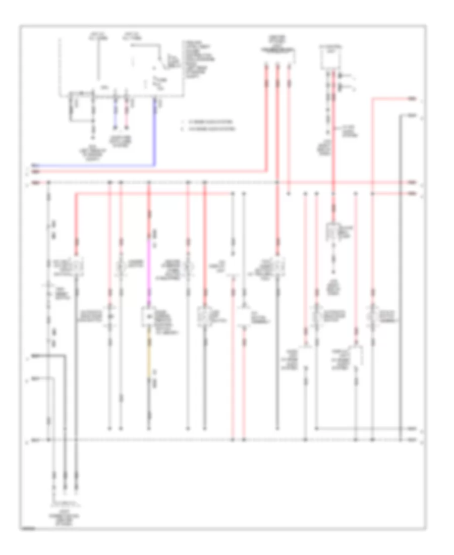 Instrument Illumination Wiring Diagram 2 of 3 for Nissan Pathfinder SL 2013