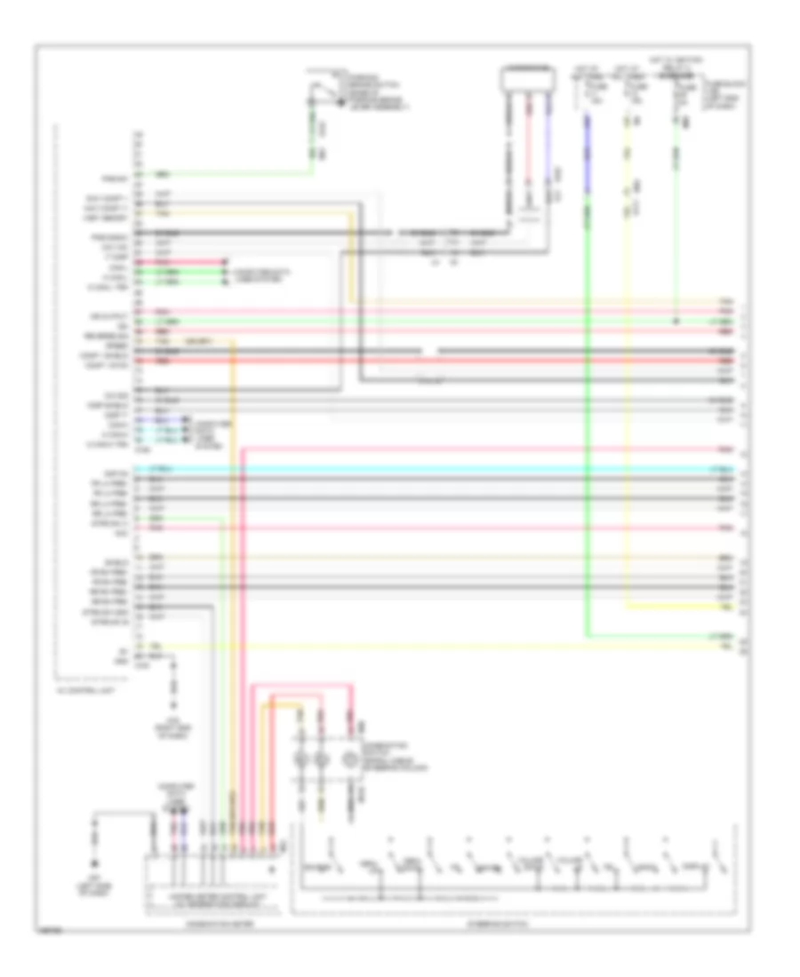 Navigation Wiring Diagram 1 of 6 for Nissan Pathfinder SL 2013